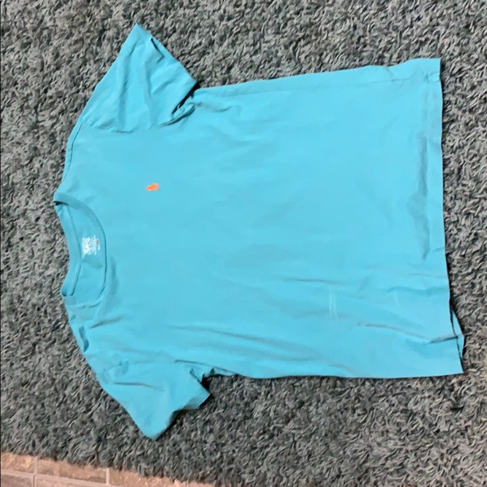 Blue polo shirt